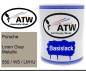 Preview: Porsche, Linen Gray Metallic, 550 / W5 / LM1U: 1L Lackdose, von ATW Autoteile West.